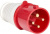 Вилка переносная 014 16А 3P PE 380В IP44 EKF