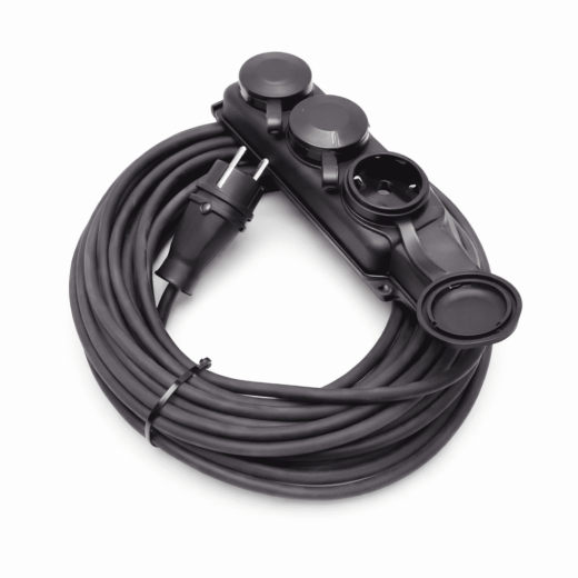 Удлинитель электрический 10м 3-х местный КГ3х1,5 IP44 TDM ELECTRIC